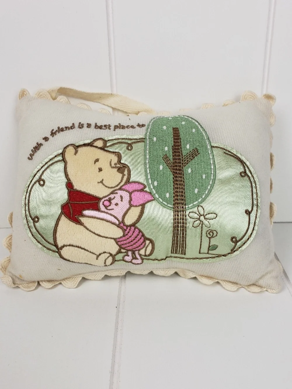 Winnie the Pooh Decorative Musical Pillow-Tan
